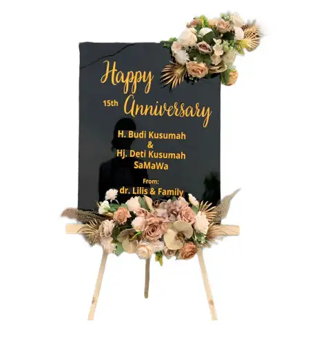 Papan Bunga Akrilik Timbang Galung