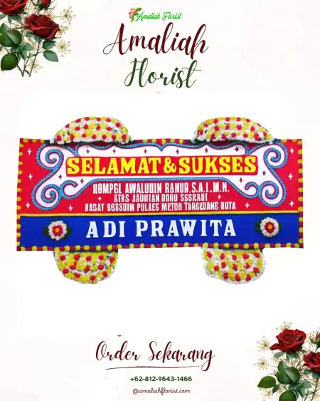 Papan Bunga Ucapan Selamat Timbang Galung
